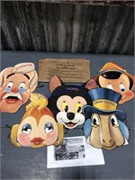 Pinocchio character masks, a Gillette bonus 1940