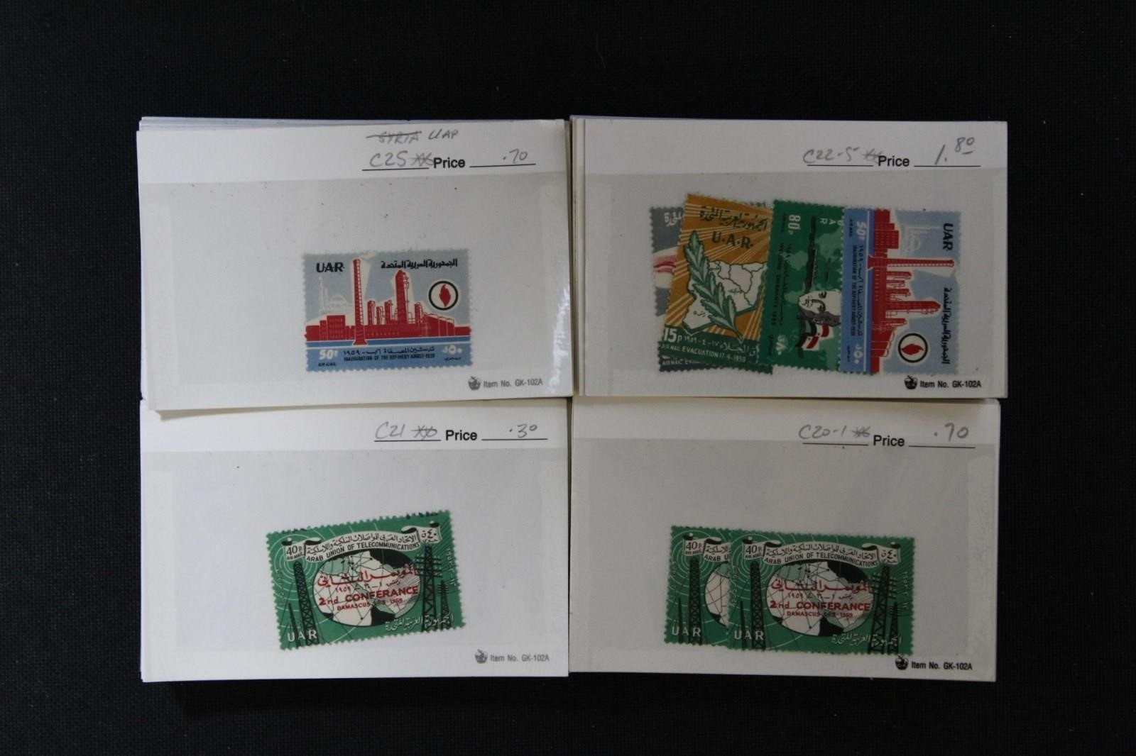 November 8th, 2020 weekly Stamps & Collectibles Auction