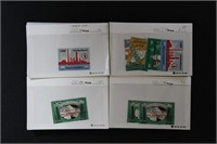 United Arab Republic Stamps on dealer cards Mint N