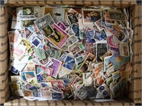 Worldwide Stamps Use Off Paper accumulation in