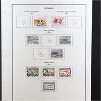 Denmark Stamps Small Used Group CV $160+