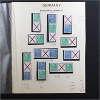 Germany DDR Stamps 1955 Workers Issues CV E180