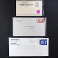 US Stamps 8 Covers incl #235, #232 x2, etc