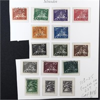 Sweden Stamps #213//225 (No 226 or 227) CV $490