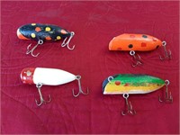 ANTIQUE WOOD FISHING LURES
