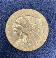 1926 Indian Head $2.5 Gold Coin