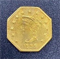 1859 California Gold Coin