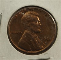 1955 S Lincolnc Wheat Cent