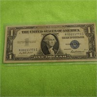 Series 1935 F One Dollar Silver Certificate