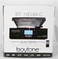 NIOB Boutone Turntable with cassette player, fm/am