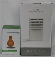 NIOB Ultrasonic Aroma Humidifier + Portable Air Co