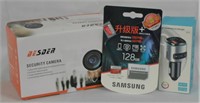 NIOB BESDER Security camera + Samsung 128 gb micro