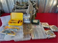 FLAMBEAU LARGE TACKLE BAG AND CONTENTS