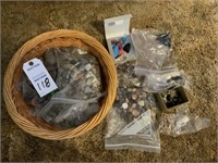 Basket of craft rocks