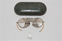 Vintage Bosch & Lombe Mesh Safety Glasses & Case