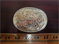 >Vintage Chambers Phoenix 24 K gold plated cowgirl