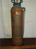 Antique Elkhart Brass Mfg. Co. Fire Extinguisher.
