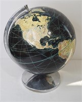 Vintage Weber Costello Co Lithograph Globe