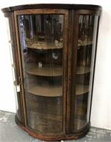 Bow front China cabinet