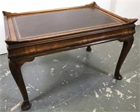 Beautiful small leather top table