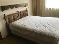 King size bed and frame