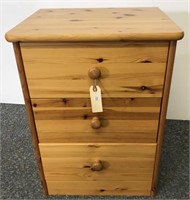 Small knotty pine chest