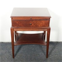 Bombay Chair-side Lamp Table with Drawer