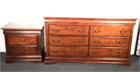 (2) Pc. Double Dresser and Night Stand