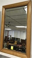 Vintage oak mirror
