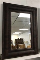 Early mahogany mirror