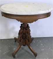 Victorian oval top table