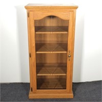 Light Oak Bookcase with Door