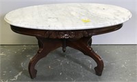Modern Victorian marble top table