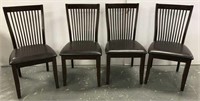Set of 4 spindle back chairs