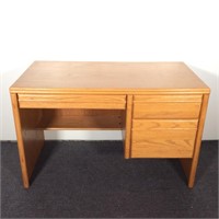 (3) Drawer Light Oak Desk