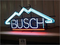 Busch neon sign 16" x 32"