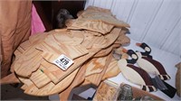 Huge lot of cut out wood patterns