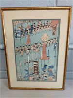 Authentic Japanese Woodblock Print by Sadahide