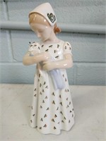 B&G Copenhagen Porcelain Girl Holding Baby