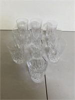 10 Waterford Glasses