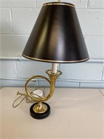 Vintage French Horn Lamp