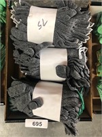 (3) Dozen Gloves - Gray