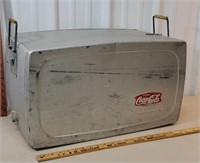 Aluminum Coca-Cola cooler