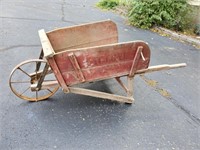 Antique Wood Wheelbarrow Louisville KY  CYCLONE