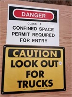 Signs, Danger Class A,  Caution Trucks