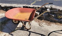 Hunt Wilde wheelbarrow, some rust, solid tire