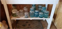 Shelf of canning jars