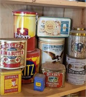 Collector tins, Ritz cracker tin