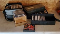 Music collection, cassettes, CD's