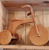 Wooden tricycle